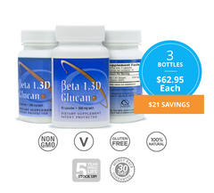 | sale | 3 Pack of Beta Glucan 500mg | Save $21
